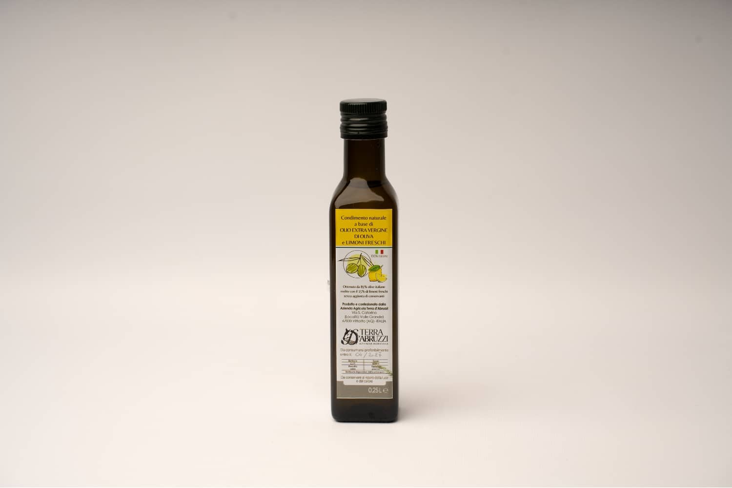 Olio Extravergine di Oliva al Limone – 250ml