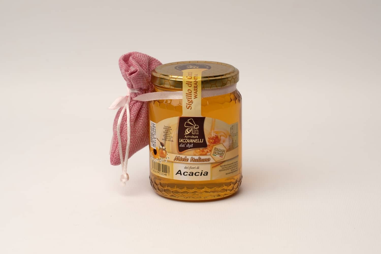 Bomboniera Miele 500g con Sacchetto Personalizzabile - immagine 2