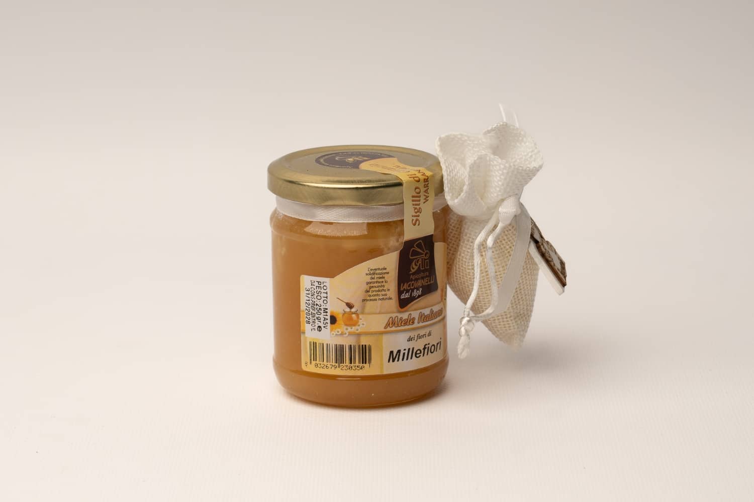Bomboniera con Miele Millefiori 250g Completa per Eventi - immagine 2